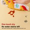 Creative Cartoon Cute  Year Pony Hand Towel Coral Fleece Home Kitchen Bathroom Towel Thickened Hanging Absorbent Towels