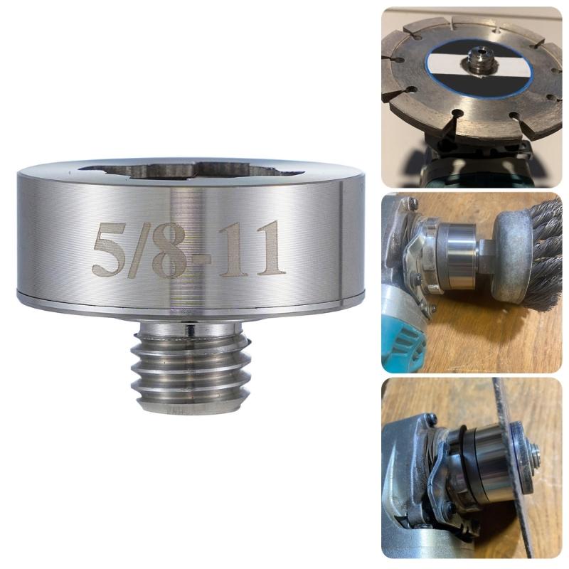 Adapter 5/8"-11 Thread Adapter for X Lock Metal Construction Smooth Operation Convert and Install Sawer Blade