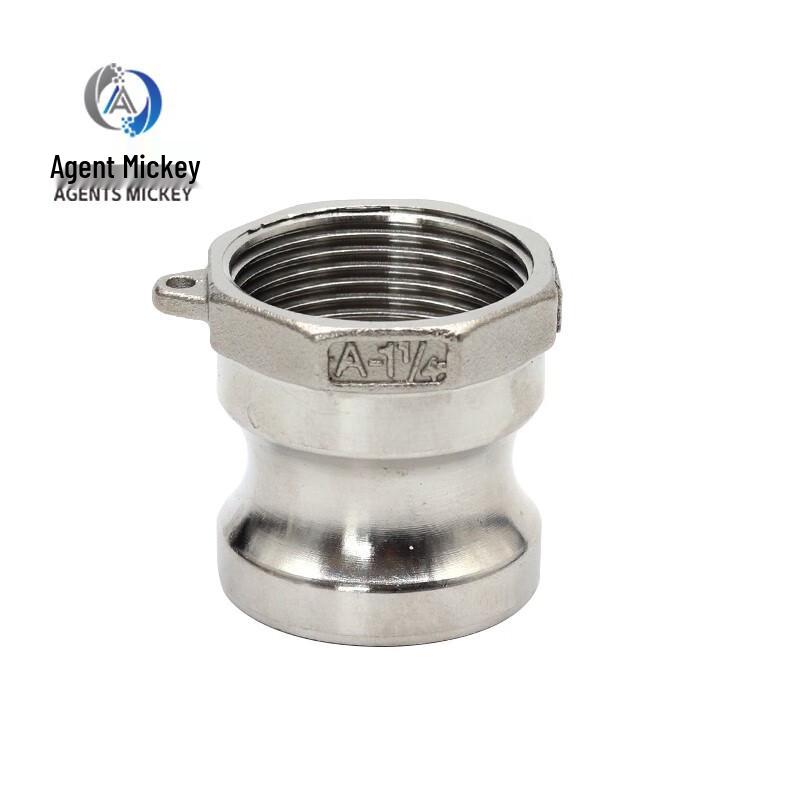 Agents Mickey Stainless Steel Quick Plug Connector 4 inch