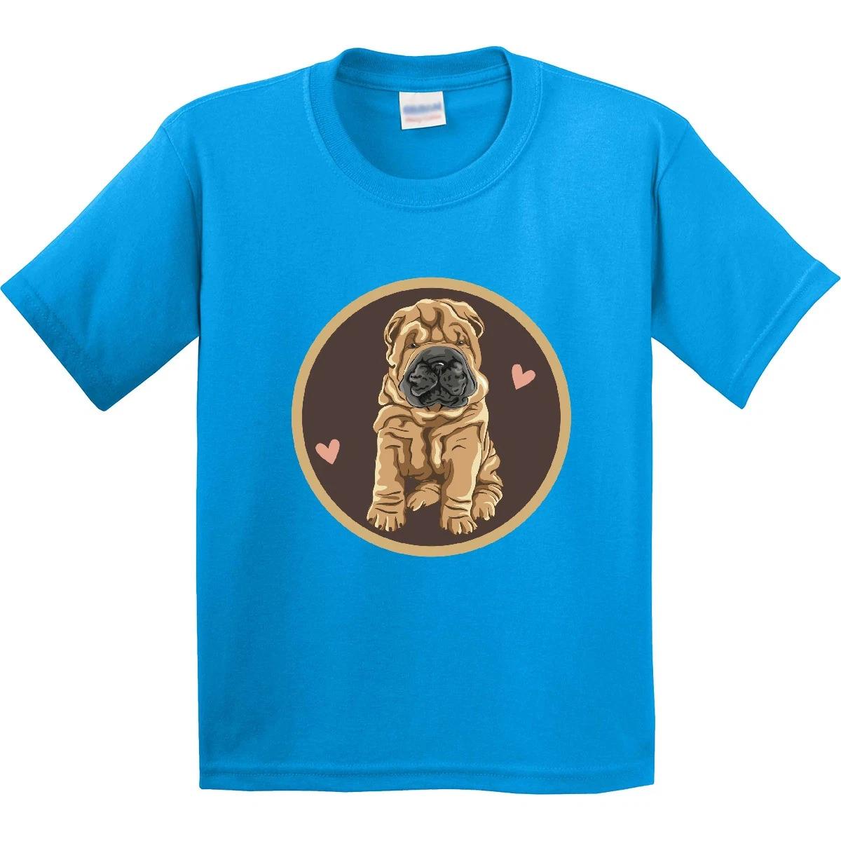 

Inktastic Chinese Shar-Pei Dog Art Youth kids boys T-Shirt Shar Pei Pets Tee Kids Children 150