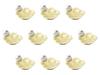 Set of 10 Yellow Sakura Rabbit Flower Chopstick Rests X 4 X 2 Chopstick Rests by Setomonohonpo [4.5 Cm]