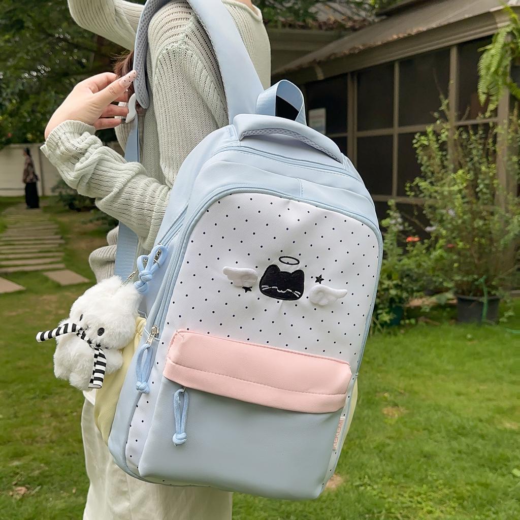 Schoolbag Korean version ins new schoolbag for women, high value, fresh and sweet for primary and secondary school students