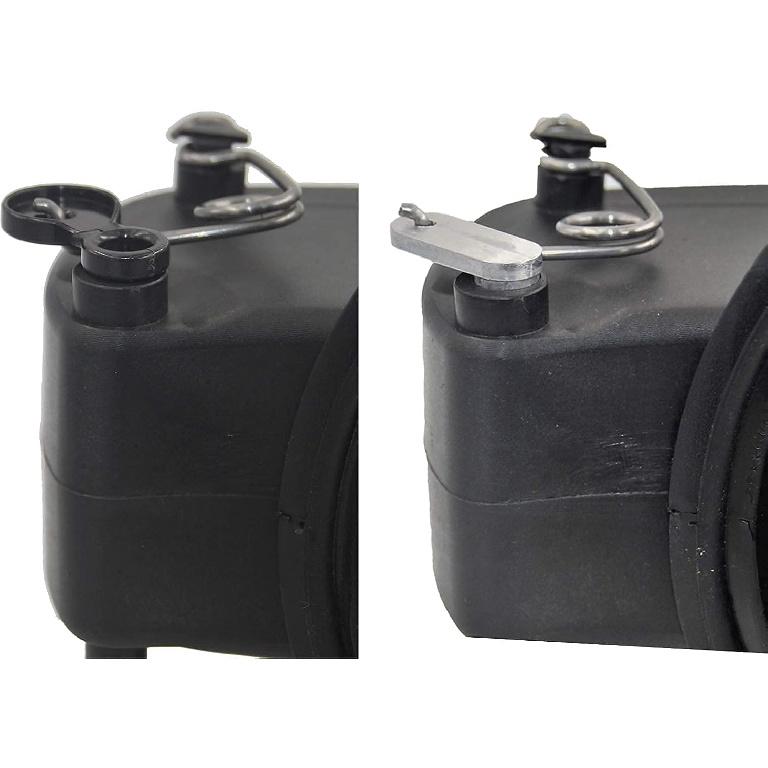 Fuel Door Hinge Pin With Gas Door Spring for 2009-2014 F150 2010-2014 Lincoln Mark LT Loose Gas Cap Permanent Repair Fix (Metal)