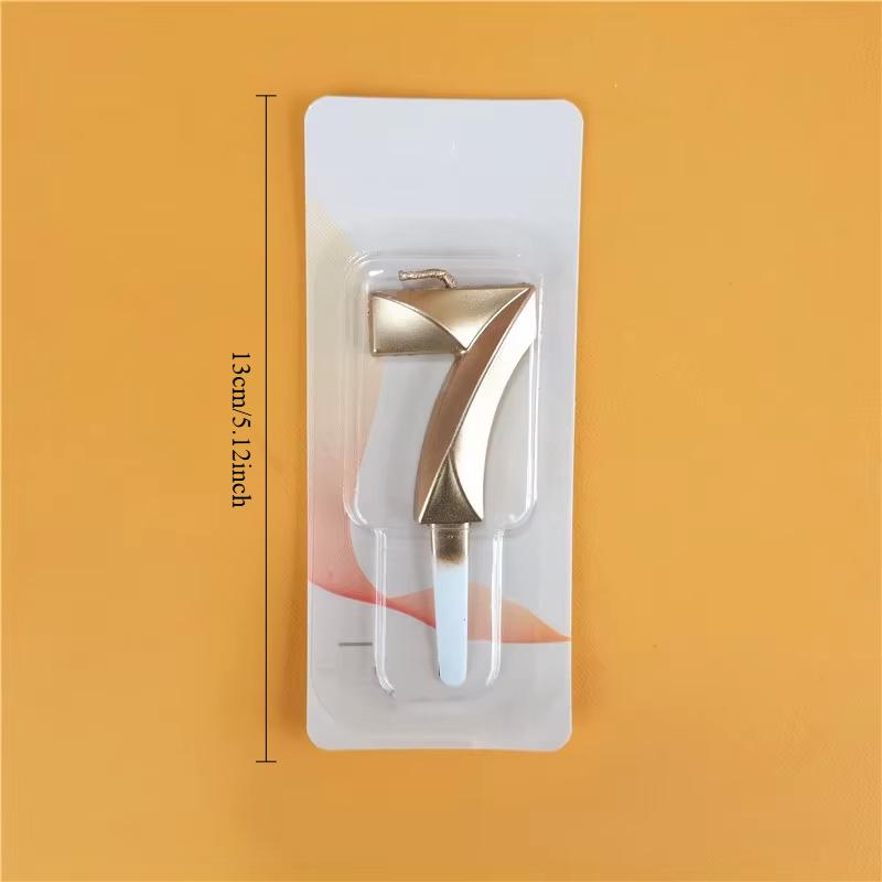 Birthday Candles Cake Decorating Candle 3D Number Glitter Digital Candle Cake Topper Birthday Party Wedding Cake Decor