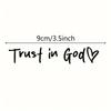 Car Sticker Trust In God Believe In God Rearview Mirror Stickers Funny Creative Stickers For Car Motorcycle