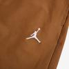 Jordan Elastic Waist Straight-Leg Casual Pants With Solid Color Logo Men Bottoms Brown FB7326-281