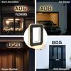 6.7IN Solar Lighted House Numbers Light No Wiring Solar Digital Doorplate  Party Centerpiece