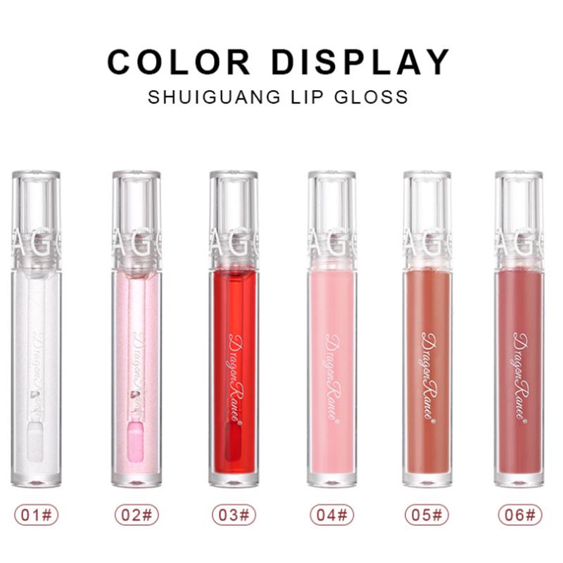Mirror Water Glazed Lip Glaze Mouth Red Lip Color Lip Honey Glass Lip Bright Face Female Transparent Lip Honey