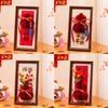 Frühlingsfest Dekorativer Fotorahmen Traditionelles Mondjahr Hängendes Ornament mit Quaste Neujahr Wohnzimmer Fensterdekoration