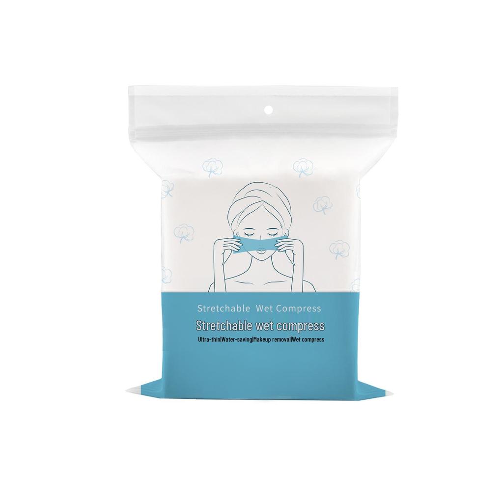 Stretchable Ultra-Thin Disposable Cotton Face Pads with Pre-Cut Nose Opening