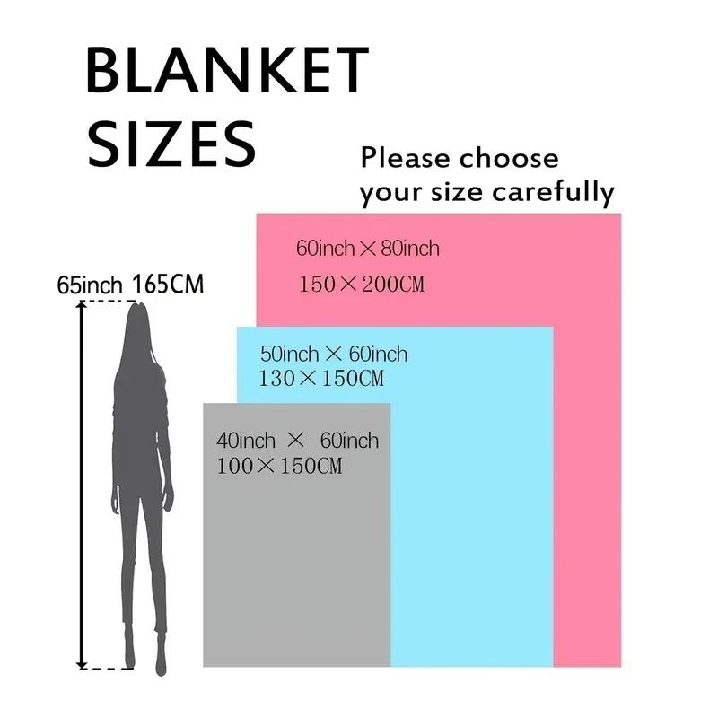 ZZZ Flannel Throw Blanket Zenless-Zone-Zero 3DPrint Soft Rug for Sofa Character Merchandise Winter Warm Fluffy Gift Game Blanket