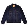 Levis SS22 Solid Color Single-Breasted Denim Jacket Men Outerwear Black 72334-0134