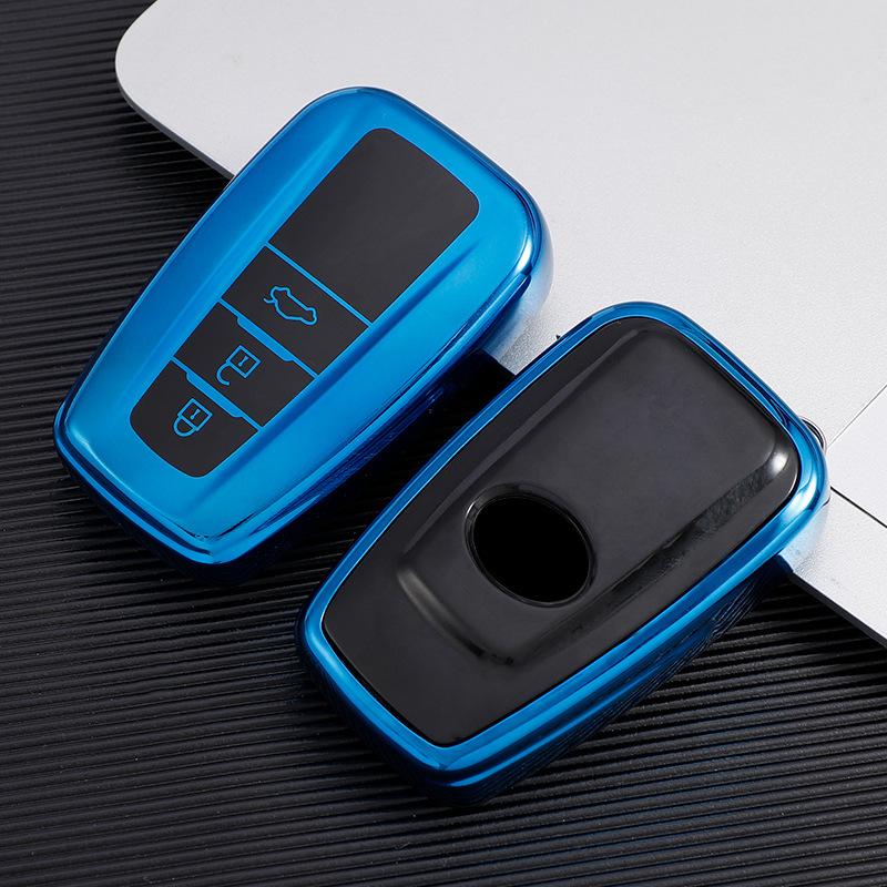 New TPU Car Key Case For Toyota Prius Camry Corolla C-HR CHR RAV4 Prado Izoa Levin Avalon 2018 2019 2020 Car Key Case Shell Cover Keychain Protector