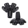 Walking Cane Tip Silicone 6 Pillar Design Strong Stability Prevent Slipping 22mm Walking Sticks Foot Pad