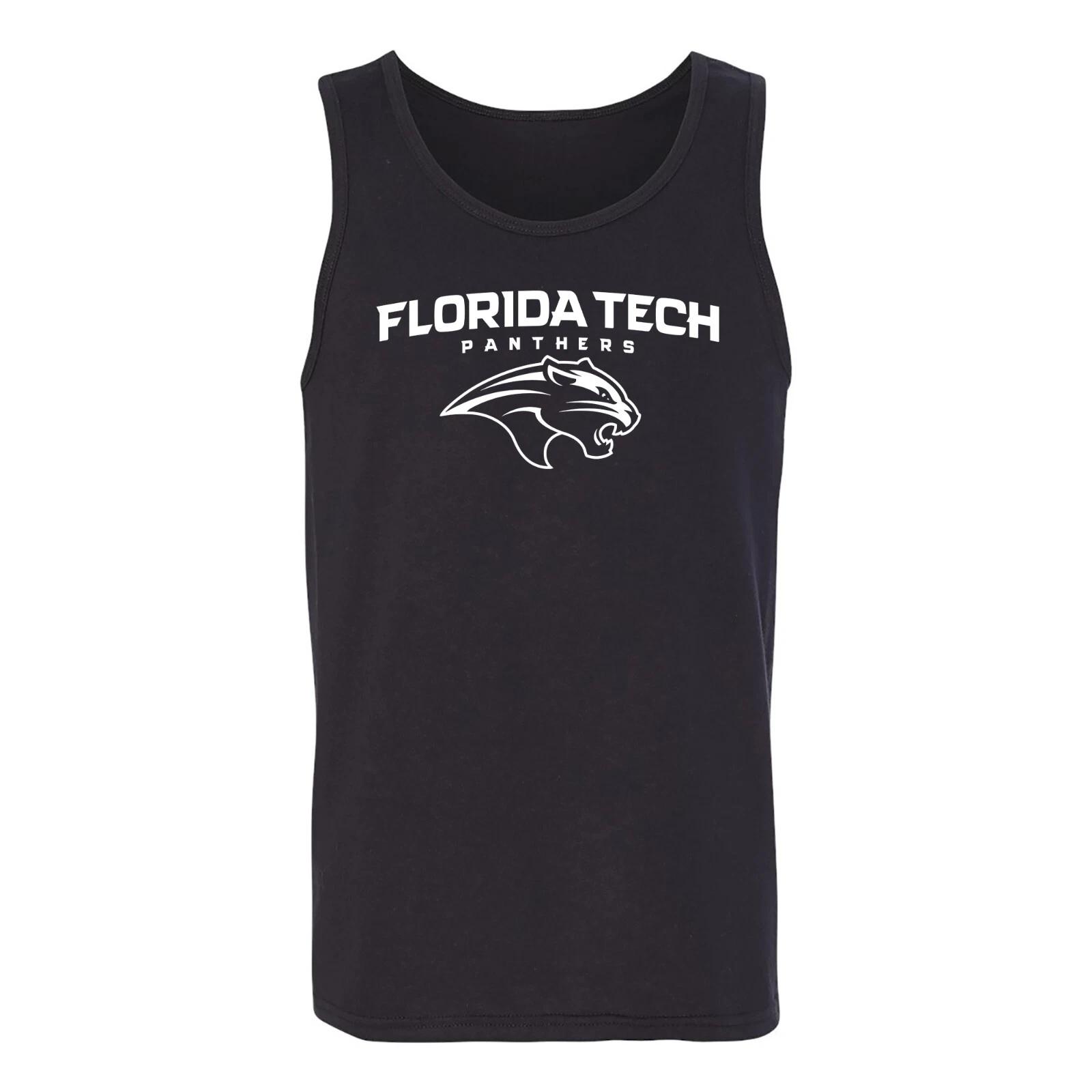 Florida Tech Panthers Arch Logo Tank Top - Black 4XL