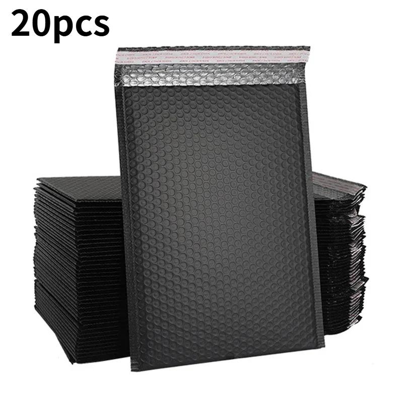 

20 PCS/Lot Black Foam Envelope Bags Self Seal Mailers Padded Shipping Envelopes with Bubble Mailing Bag Shipping Packages Bag 11*15cm чёрный