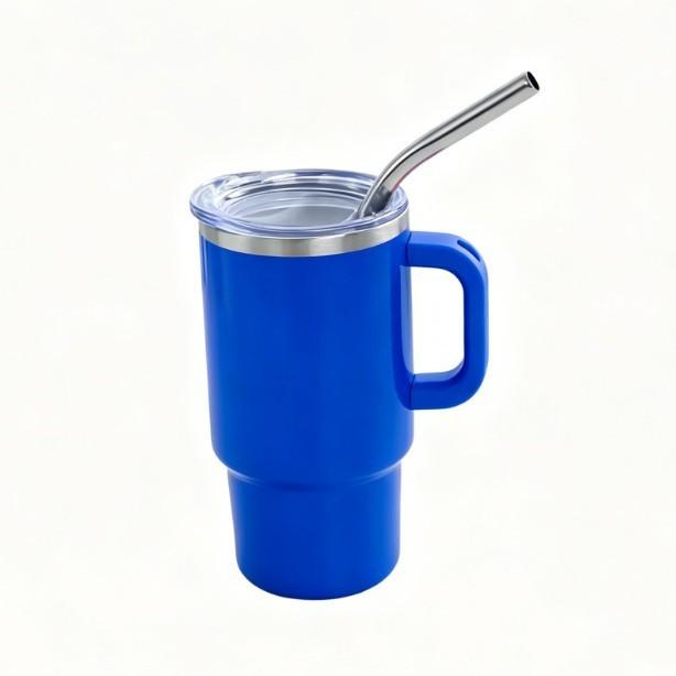 Car Cup 4oz Double Wall Stainless Steel Vacuum Insulated Tumbler With Straw For Travel And Home Use