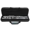 M MBAT 16 Closed Hole Flute C Key Flute with E Keys Suitable For Beginner Pro Horizontal Flute With Gloves Cleaning Cloth Parts