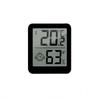 Indoor Thermometer LCD Digital Clock Thermometer Hygrometer Temperature Humidity Tester