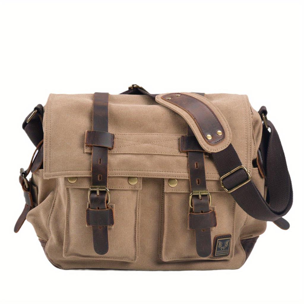 Vintage Messenger Bags Laptoptas Grote Capaciteit Schoudertas Voor Wandelen Reizen Kerst/Halloween cadeau