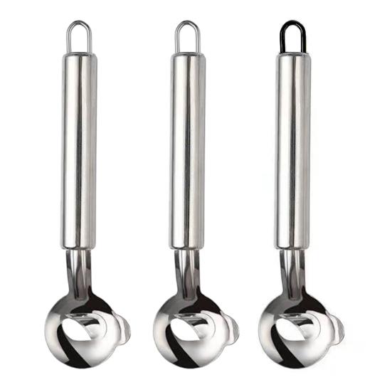 

Ложка-очиститель кактуса из нержавеющей стали Удалятор колючек кактуса Эффективная резка Резак для теста для лапши Совок Кухонные гаджеты 3pcs