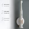 HOUYA No-Drill Wall-Mounted Electric Toothbrush Holder