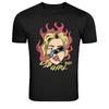 Bad Girl Pop Art Smoking Graphic T-Shirt