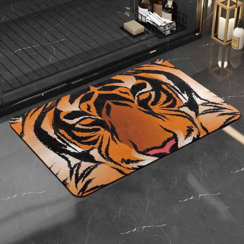 

Коврик для пола с изображением животных, коврик для спальни, кухни, нескользящий коврик, коврик для входной двери, коврик для двери 60x90