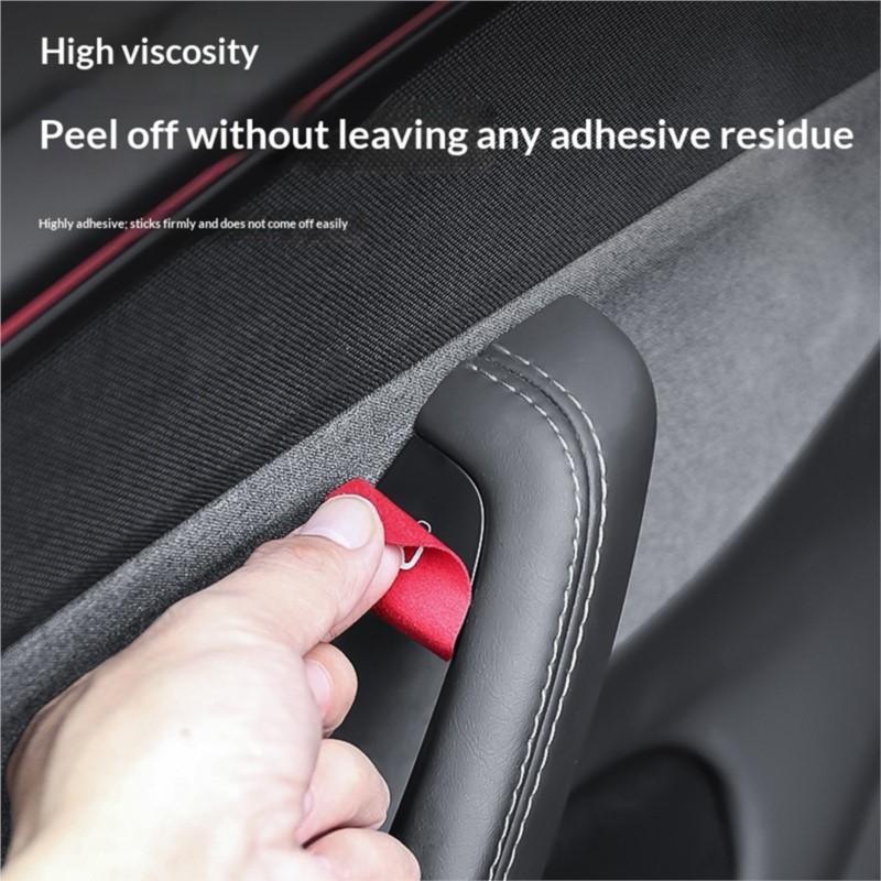 For Tesla New Model 3 Y Juniper Highland Car Open Door Button Stickers Armrest Window Lift Button Switch Interior Accessories