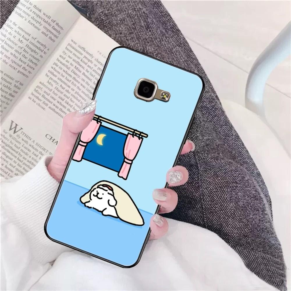 Line štěně maltézský roztomilý Pouzdro na telefon Pro Samsung A 13 21 30 31 32 51 52 53 70 pro Huawei Honor 50 60 70 pro OPPO vivo