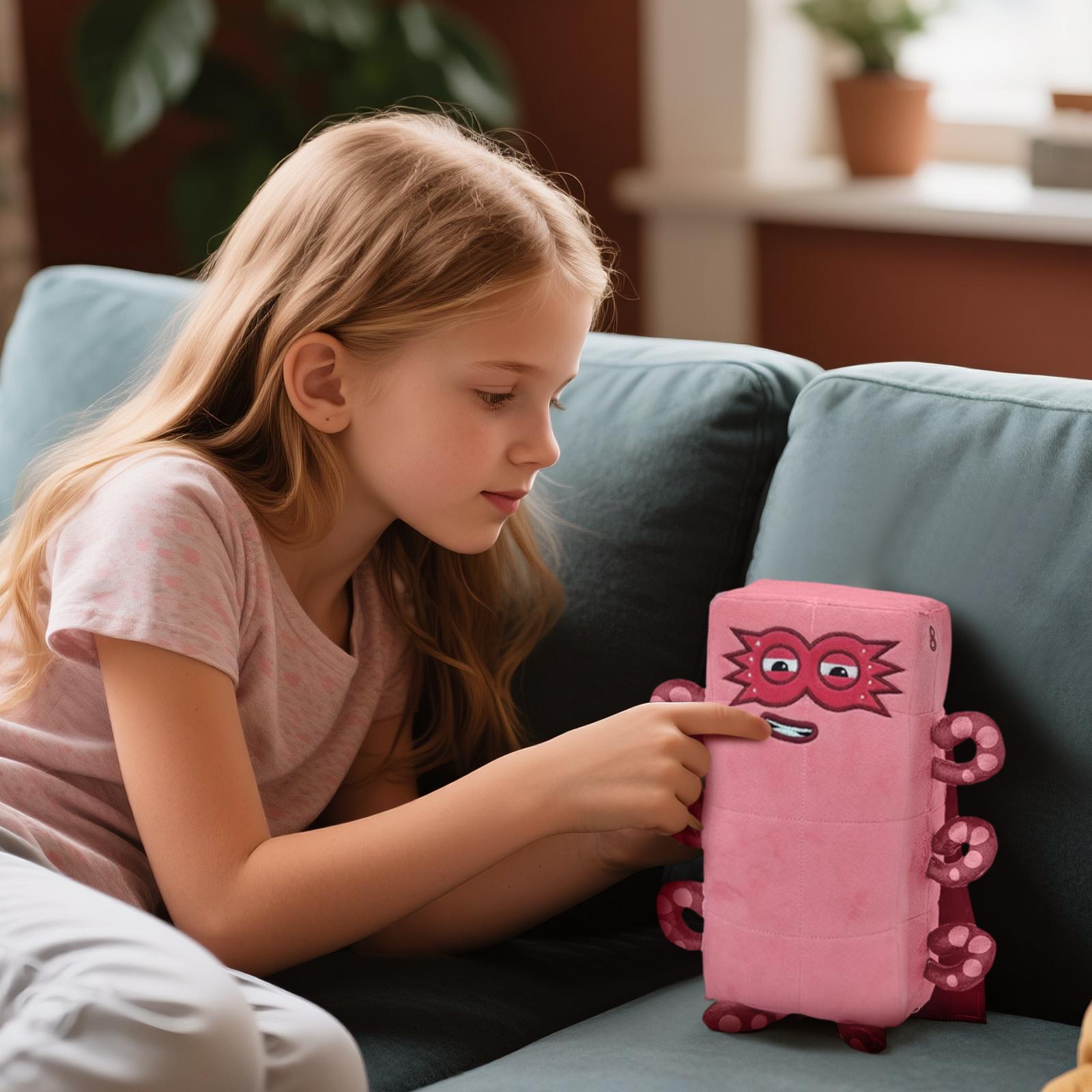 

Плюшевая кукла, Игрушка в подарок, Мультфильм, Детская тряпичная кукла, Детская подарочная подушка(Нет стандарта) One Size