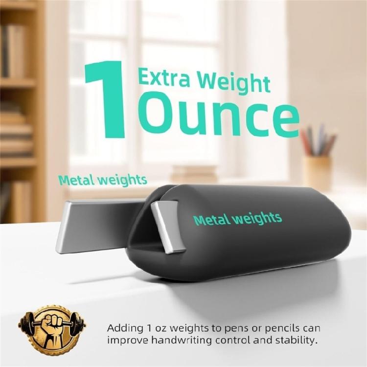 1/4Pcs Weighted Silicone Writing Aid Grips Ergonomic Pencil Holder Grips Writing Aid Grip For Kid Adult Preschooler