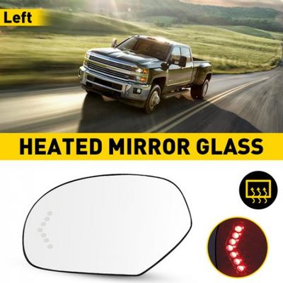Side 07-13 Mirror Glass for Tahoe Silverado YUSon with Heated Signal Left Side H