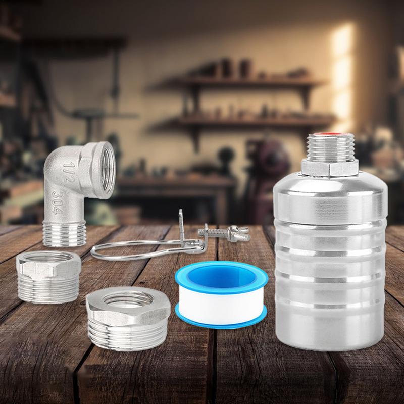 Float Valve Stainless Steel Water Trough Float Residential No Electricity Needed Automatic Controller For Pond Distiller