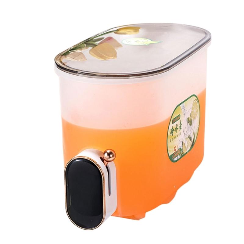 Cold Drinks Juice Jugs Beverage Dispensers Juice Container with lid Fridges Drinks Dispensers for Kitchen Bar Wedding