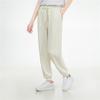 Puma Knitted Sweatpants Women's Ecru Moderate Straight Fit Pants 531930-73