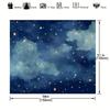 Flash Stars Blue Theme Photography Happy Birthday Party Background Color Portrait Background Color Props
