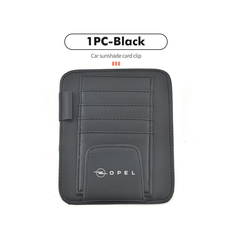 Car Sun Visor Sunglasses Clip Credit Card Pen Storage Holder For Opel Corsa Mokka Astra Cascada Adam Insignia Meriva Vectra