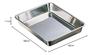 Oya Metal CLO Square Tray, Stainless Steel, Made In Japan, Tsubame-Sanjo, Storage Container, Commercial/Restaurant Use, 3-Piece Capacity, 021008