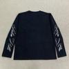 European and American Y2K Dark Style Letter Printed Long Sleeved Gothic Street Top for Men and Women