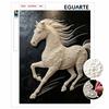 Elegant Running White Horse Pearl Painting 5D DIY Pearl Gemstone Art Diamond Painting Kit for Adults/Beginners Gift Ideas Home Decor Wall Art