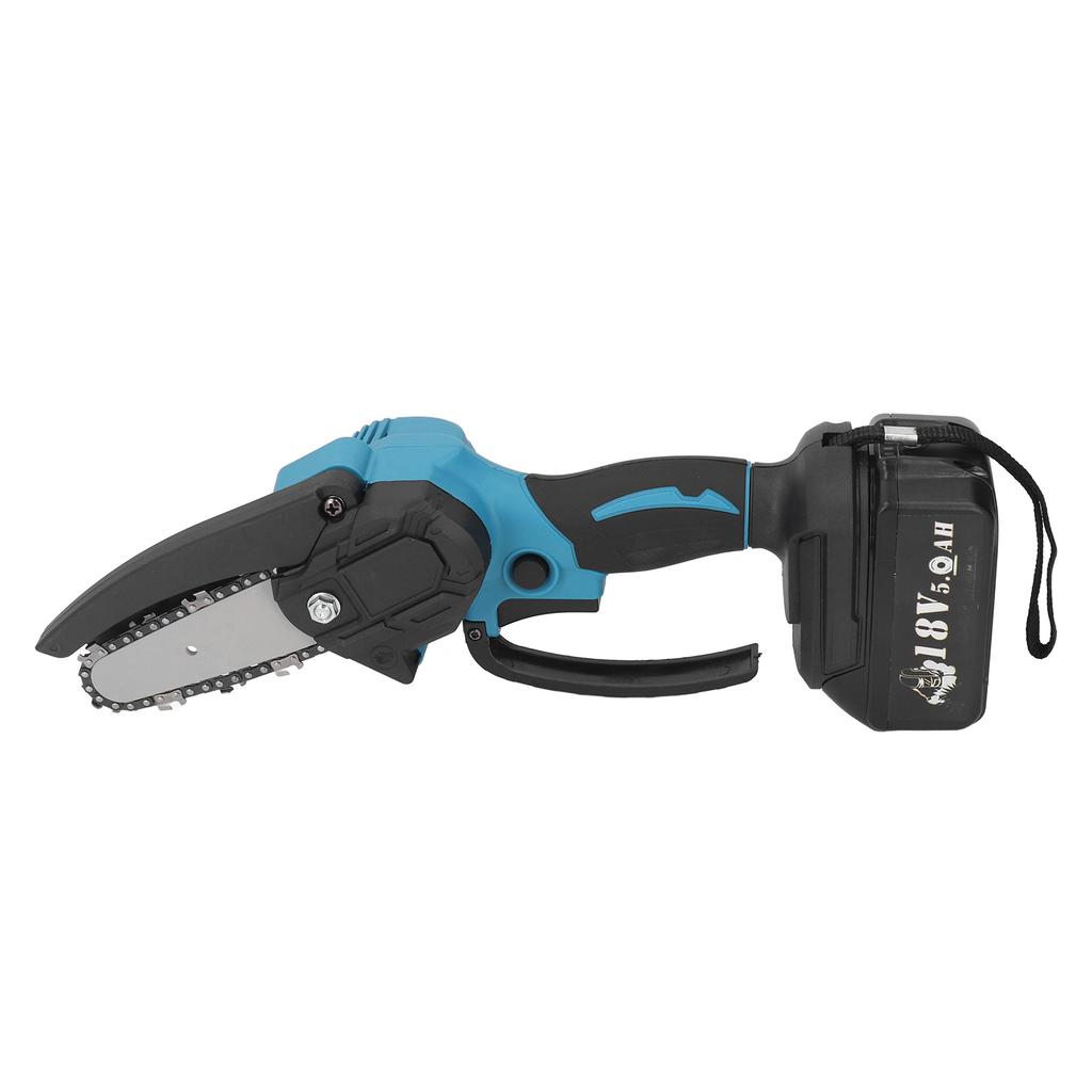 Mini Chainsaw Electric Cordless Handheld Portable Fast Speed Garden Pruning Chain Saw for 18V