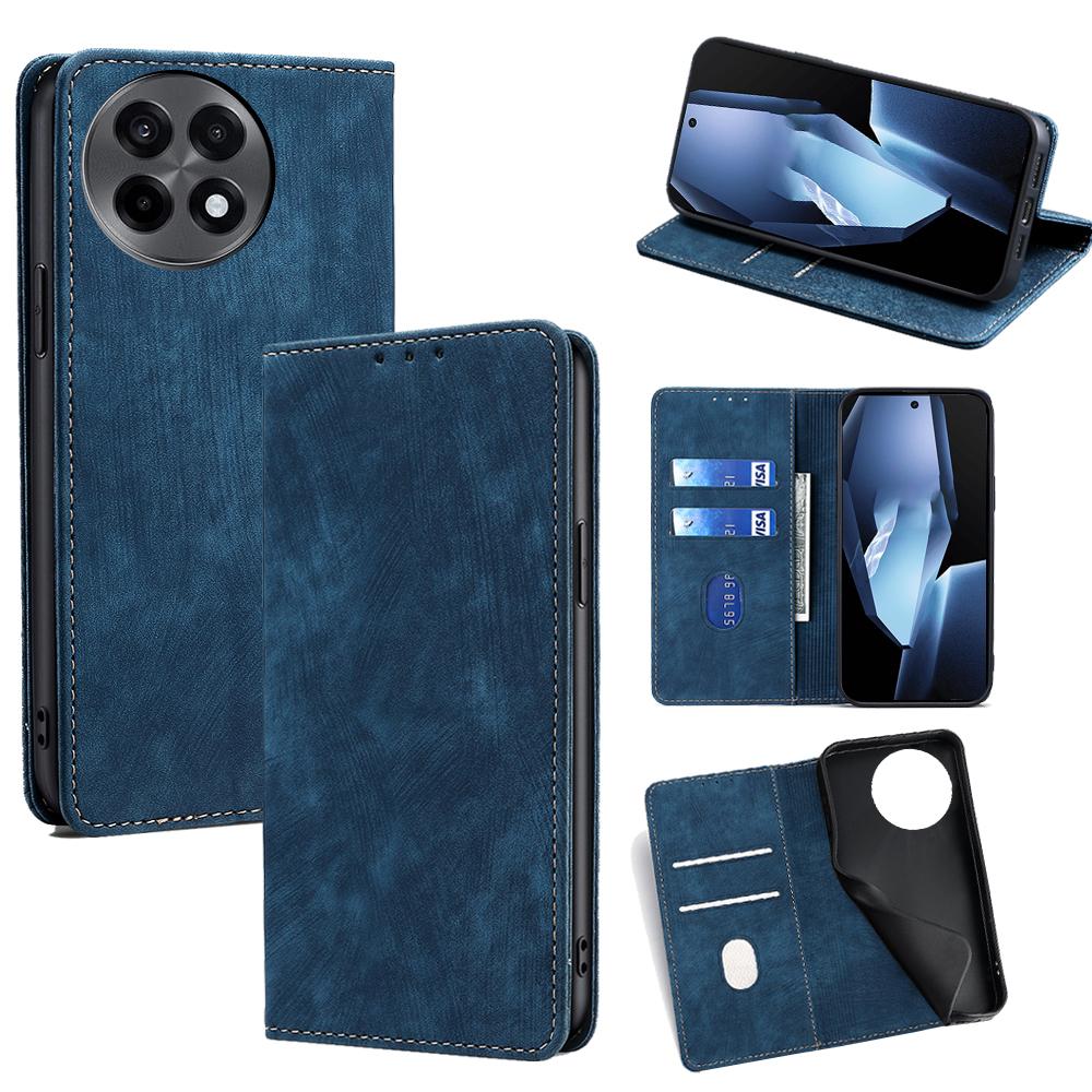 For OnePlus Ace 5 Pro 5G/Ace 5 5G Case RFID Blocking Wallet Leather Phone Cover