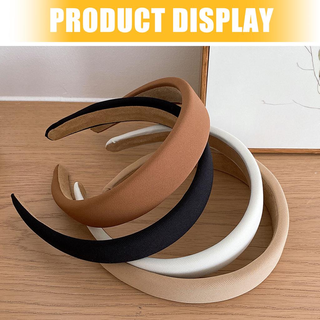 Wide Band Hair Headband for Women Comfortable Elastic Hairband Hair Accesories Great for Face Washing Makeup and Yoga