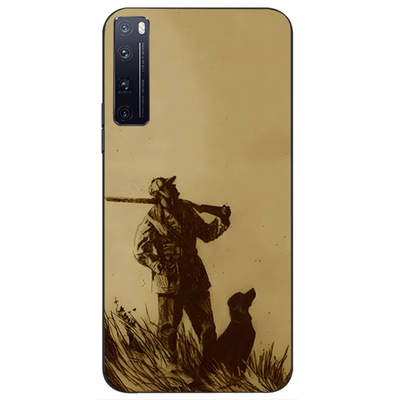 Hunting Animal and Fishing Man Phone Case Fundas for Huawei Y9 Y7 Y5 Y6 Prime 2019 Y9s Mate 30 20 10 Lite 40 Pro Nova 5t Cover