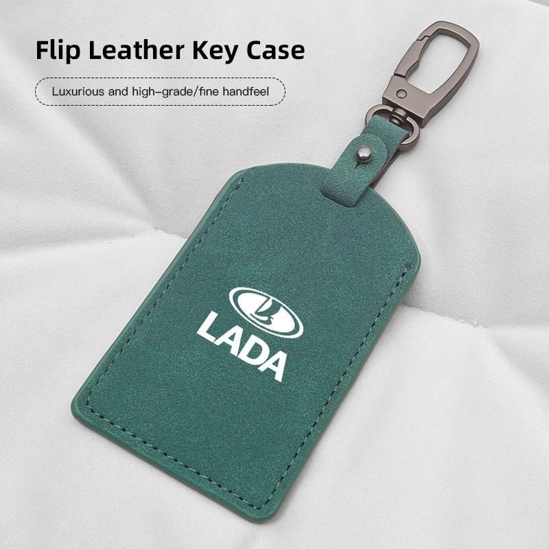 Key Card Holder Car Key Remote Protector Cover Accessories For Lada Priora Niva 2107 Granta Xray Vesta Kalina 2106 Samara Largus