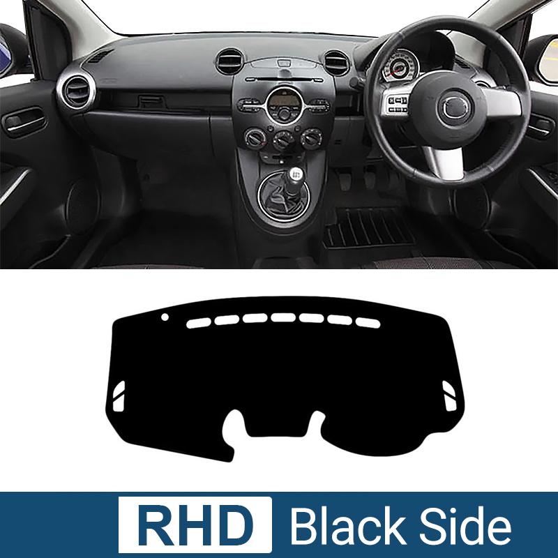 Car Dashboard Cover For Mazda 2 DE Demio 2007 2008 2009 2010 2011 2012 2013 2014 trument Desk Sun Shade Mat Accessories