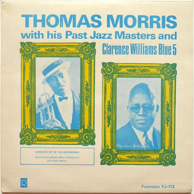 Disque LP THOMAS MORRIS, SON MAÎTRE DE JAZZ PASSÉ - Ensemble Complet des Enregistrements de 1923 FJ113 Fountain Record 1976 Royaume-Uni Jazz Occasion