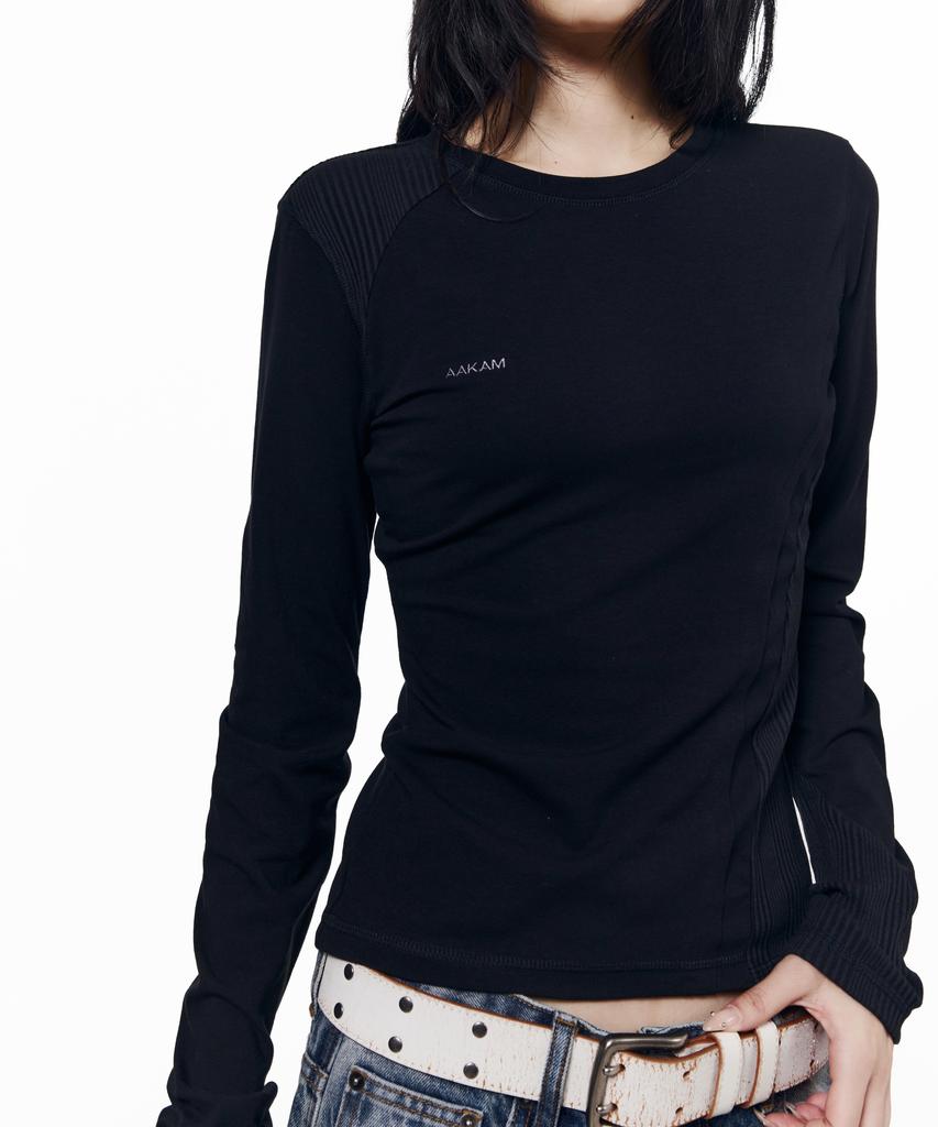AAKAM Cut-Off Long Sleeve (Black)
