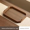 Minimalist Bamboo Wood Octagonal Serving Tray with Handles